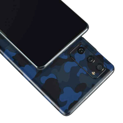 Blue Street Camo Galaxy S20 Fan Edition Skin